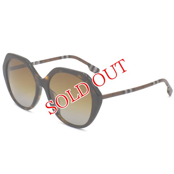 画像1: BURBERRY バーバリー 0BE4375F 4017T5 57 サングラス グローバルモデル レディース (1)