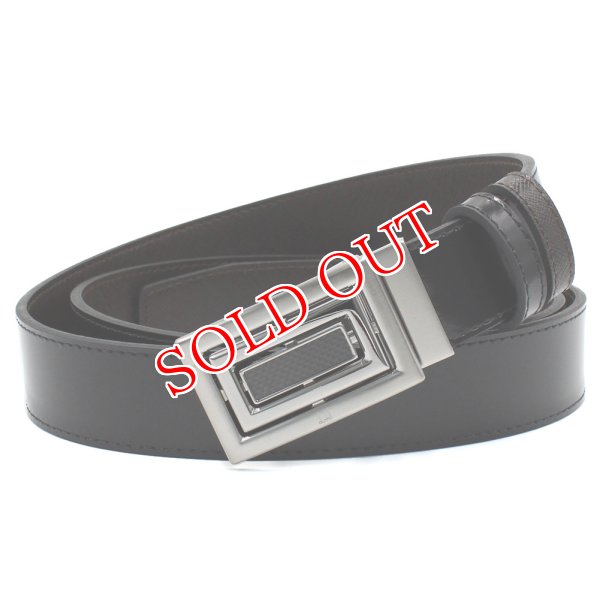 画像6: DUNHILL ダンヒル BPN125A42 ベルト BELT リバーシブル バックル ビジネス カジュアル メンズ (6)