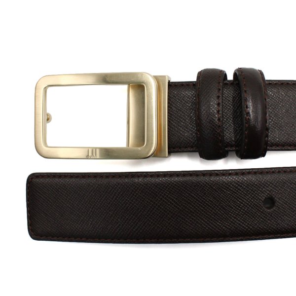 画像2: DUNHILL ダンヒル BPR235B42 ベルト BELT リバーシブル バックル ビジネス カジュアル メンズ (2)