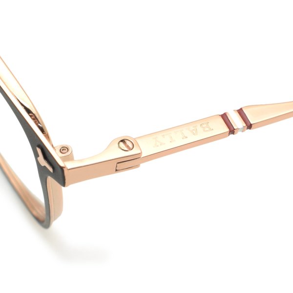 画像4: BALLY バリー BY5058-D/V 002 56 フレーム メガネ 眼鏡 フレームのみ ノーズパッド メンズ レディース (4)