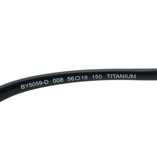 画像5: BALLY バリー BY5059-D/V 008 56 フレーム メガネ 眼鏡 フレームのみ ノーズパッド メンズ (5)