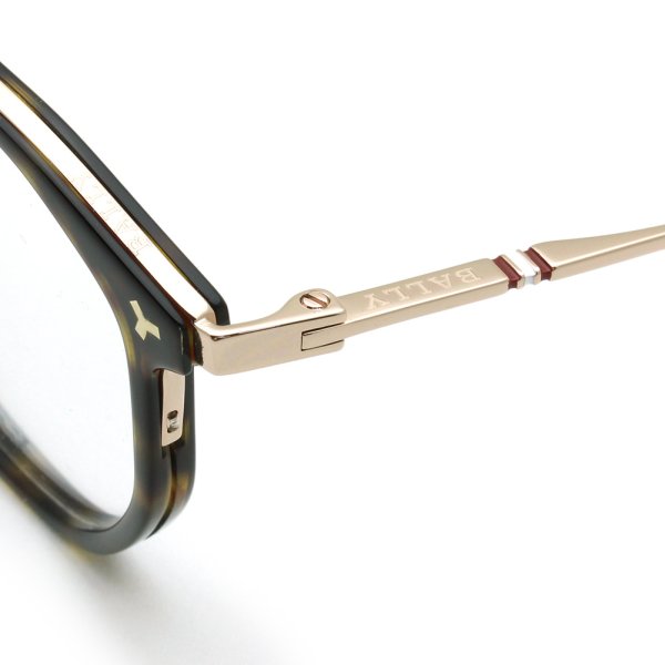 画像4: BALLY バリー BY5065-H/V 052 52 フレーム メガネ 眼鏡 フレームのみ ノーズパッド メンズ (4)