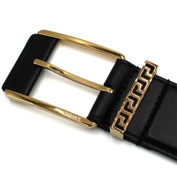 画像3: VERSACE ヴェルサーチ DCU8241-DVTP1-1B00V ベルト BELT グレカ アクセント メンズ レディース ユニセックス #95 (3)