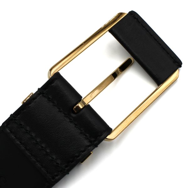 画像4: VERSACE ヴェルサーチ DCU8241-DVTP1-1B00V ベルト BELT グレカ アクセント メンズ レディース ユニセックス #95 (4)