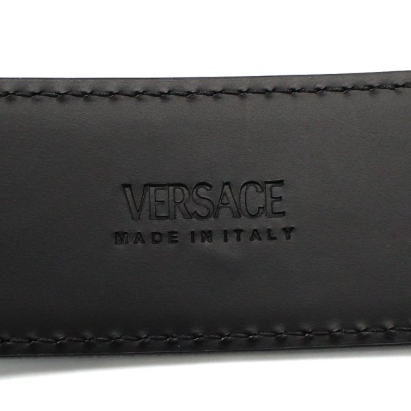 画像5: VERSACE ヴェルサーチ DCU8241-DVTP1-1B00V ベルト BELT グレカ アクセント メンズ レディース ユニセックス #95 (5)