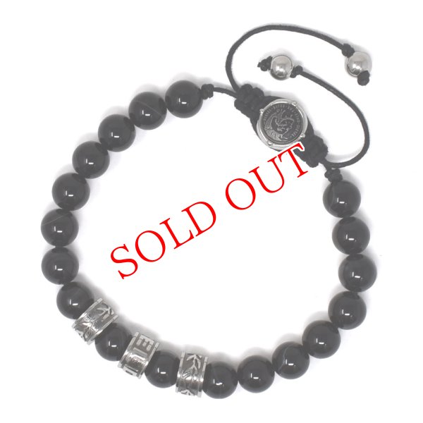 画像2: DIESEL ディーゼル DX1101040 AGATE ブレスレット BRACERET アクセサリー メンズ レディース (2)