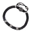 画像2: DIESEL ディーゼル DX1121040 BLACK LINE AGATE ブレスレット BRACERET アクセサリー メンズ レディース (2)