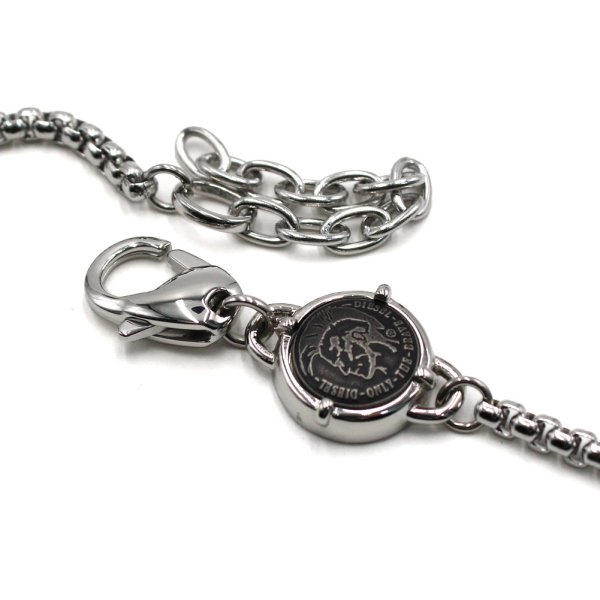 画像4: DIESEL ディーゼル DX1168040 ダブルリング ネックレス (4)