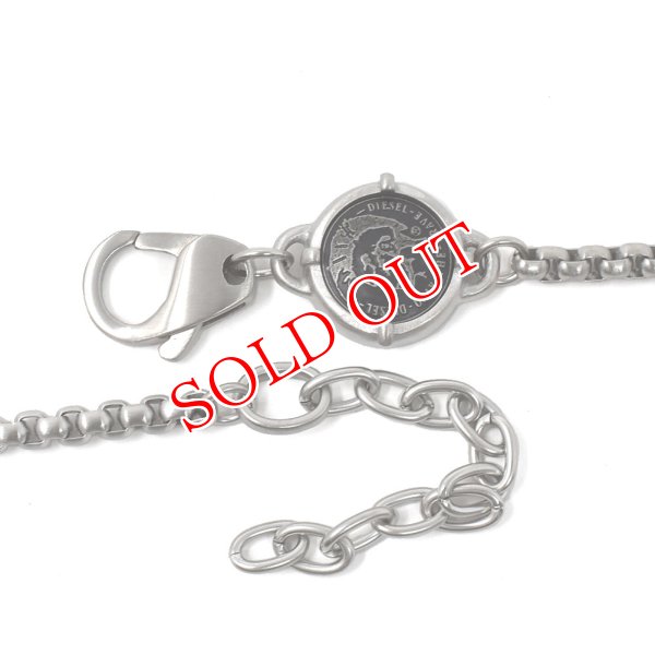 画像4: DIESEL ディーゼル DX1327040 ネックレス FELDSPAR ドッグタグ ダブルプレート ペンダント アクセサリー メンズ レディース (4)