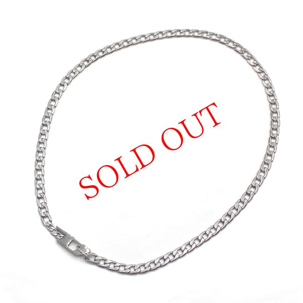 画像2: DIESEL ディーゼル DX1497040 ステンレススチール製チェーンネックレス (2)