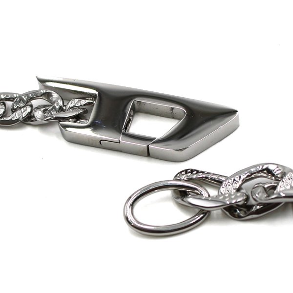 画像3: DIESEL ディーゼル DX1497040 ステンレススチール製チェーンネックレス (3)