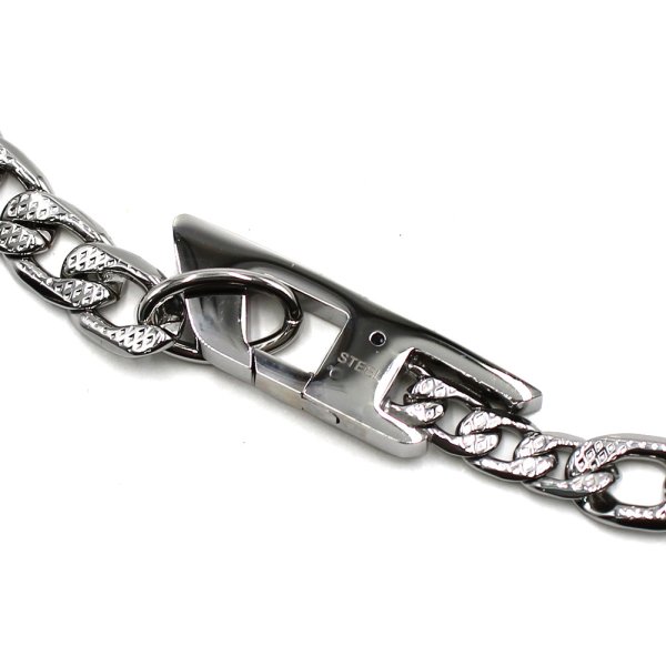 画像4: DIESEL ディーゼル DX1497040 ステンレススチール製チェーンネックレス (4)