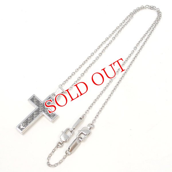 画像3: EMPORIO ARMANI エンポリオアルマーニ EGS1705040 ネックレス クロス メンズ (3)