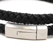 画像2: EMPORIO ARMANI エンポリオアルマーニ EGS2176040 ブレスレット 2重巻きブレスレット レザー メンズ レディース (2)