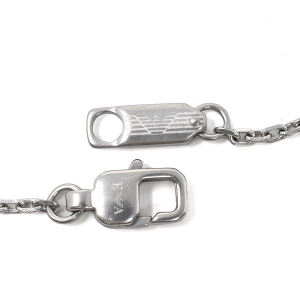 画像4: EMPORIO ARMANI エンポリオアルマーニ EGS2471040 ネックレス イーグルロゴ ドッグタグ メンズ レディース (4)