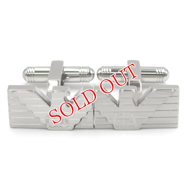 画像2: EMPORIO ARMANI エンポリオアルマーニ EGS3077040 カフスボタン メンズ (2)