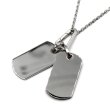 画像2: EMPORIO ARMANI エンポリオアルマーニ EGS3133040 ネックレス ドッグタグ アクセサリー メンズ (2)