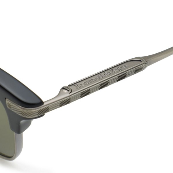 画像4: ZEGNA ゼニア EZ0092-D/D 01N 55 Ermenegildo Zegna エルメネジルド・ゼニア サングラス ノーズパッド UVカット メンズ (4)