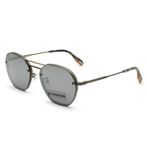 画像1: ZEGNA ゼニア EZ0105-F/S 08C 57 Ermenegildo Zegna エルメネジルド・ゼニア サングラス ノーズパッド UVカット メンズ (1)