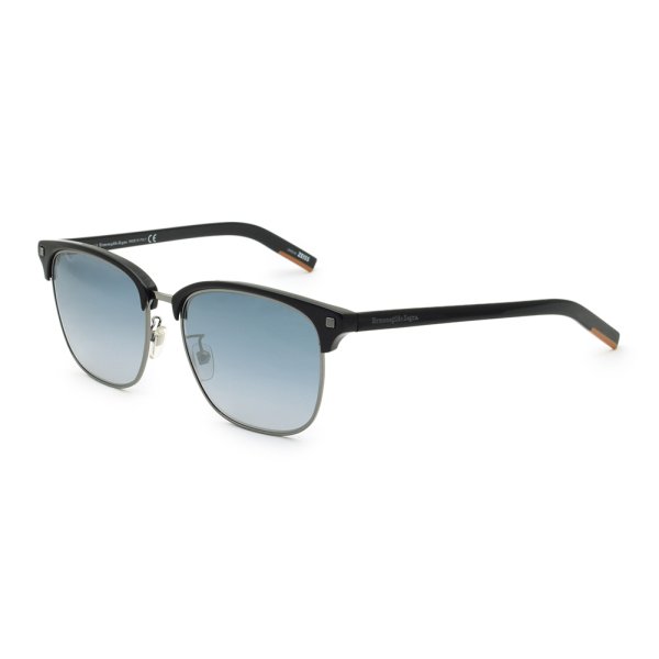 画像1: ZEGNA ゼニア EZ0143-D/S 01C 57 Ermenegildo Zegna エルメネジルド・ゼニア サングラス ノーズパッド UVカット メンズ (1)