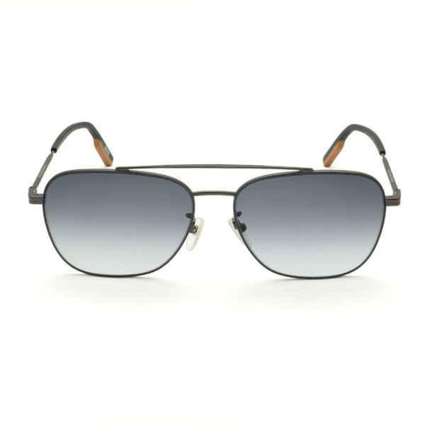 画像2: ZEGNA ゼニア EZ0145-D/S 08B 61 Ermenegildo Zegna エルメネジルド・ゼニア サングラス ノーズパッド UVカット メンズ (2)