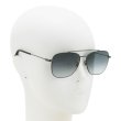 画像6: ZEGNA ゼニア EZ0145-D/S 08B 61 Ermenegildo Zegna エルメネジルド・ゼニア サングラス ノーズパッド UVカット メンズ (6)