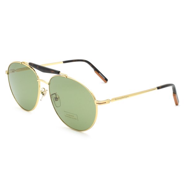 画像1: ZEGNA ゼニア EZ0154-F/S 30N 62 Ermenegildo Zegna エルメネジルド・ゼニア サングラス ノーズパッド UVカット メンズ レディース ユニセックス (1)
