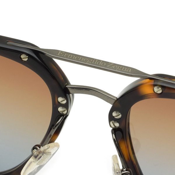 画像5: ZEGNA ゼニア EZ0159-D/S 52F 59 Ermenegildo Zegna エルメネジルド・ゼニア サングラス ノーズパッド UVカット メンズ レディース ユニセックス (5)