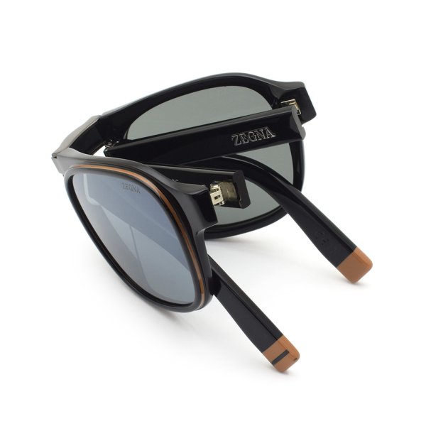 画像5: ZEGNA ゼニア EZ0215/S 05A 53 Ermenegildo Zegna エルメネジルド・ゼニア サングラス グローバルモデル UVカット 折り畳み式 メンズ (5)