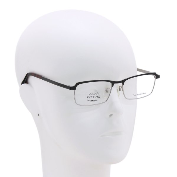 画像6: ZEGNA ゼニア EZ5093-D/V 009 55 Ermenegildo Zegna エルメネジルド・ゼニア メガネ 眼鏡 フレームのみ アジアンフィット メンズ レディース ユニセックス (6)