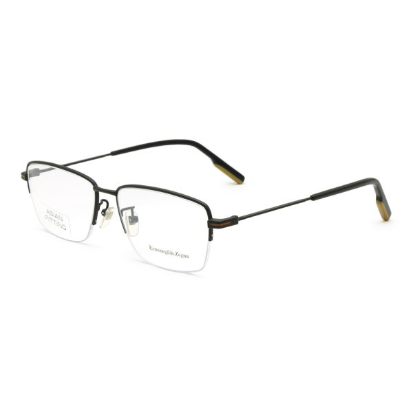 画像1: ZEGNA ゼニア EZ5165-D/V 002 56 Ermenegildo Zegna エルメネジルド・ゼニア メガネ 眼鏡 フレームのみ ノーズパッド メンズ (1)