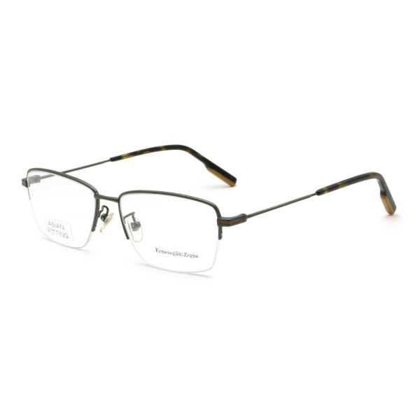 画像1: ZEGNA ゼニア EZ5165-D/V 012 56 Ermenegildo Zegna エルメネジルド・ゼニア メガネ 眼鏡 フレームのみ ノーズパッド メンズ (1)