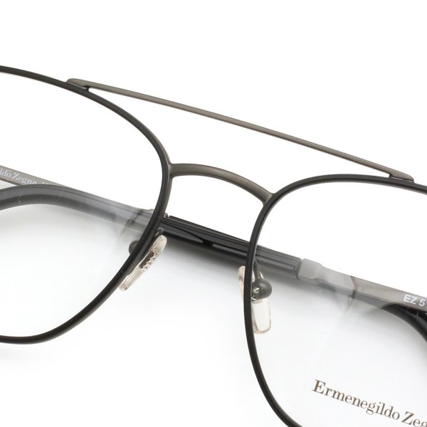 画像5: ZEGNA ゼニア EZ5183/V 009 56 Ermenegildo Zegna エルメネジルド・ゼニア メガネ 眼鏡 フレームのみ アジアンフィット メンズ レディース ユニセックス (5)