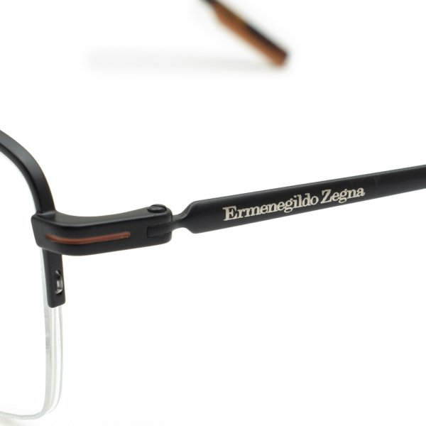 画像4: ZEGNA ゼニア EZ5190-D/V 002 57 Ermenegildo Zegna エルメネジルド・ゼニア メガネ 眼鏡 フレームのみ ノーズパッド メンズ (4)