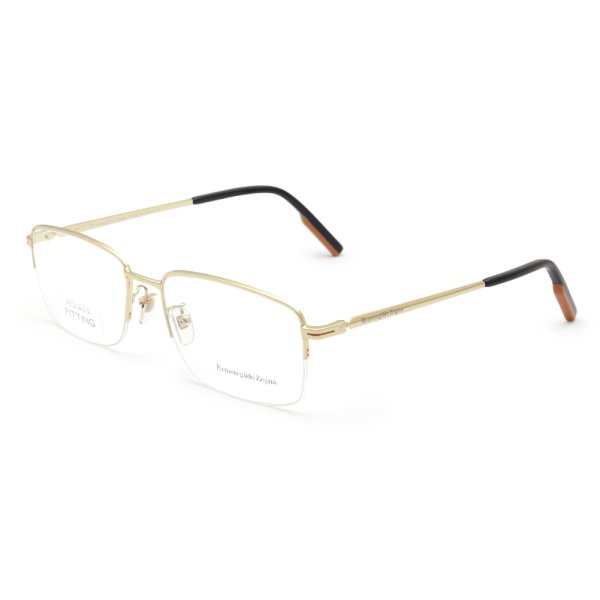 画像1: ZEGNA ゼニア EZ5190-D/V 032 57 Ermenegildo Zegna エルメネジルド・ゼニア メガネ 眼鏡 フレームのみ ノーズパッド メンズ (1)