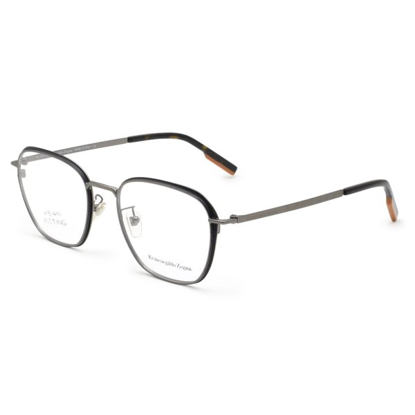 画像1: ZEGNA ゼニア EZ5210-D/V 012 52 Ermenegildo Zegna エルメネジルド・ゼニア メガネ 眼鏡 フレームのみ アジアンフィット メンズ (1)