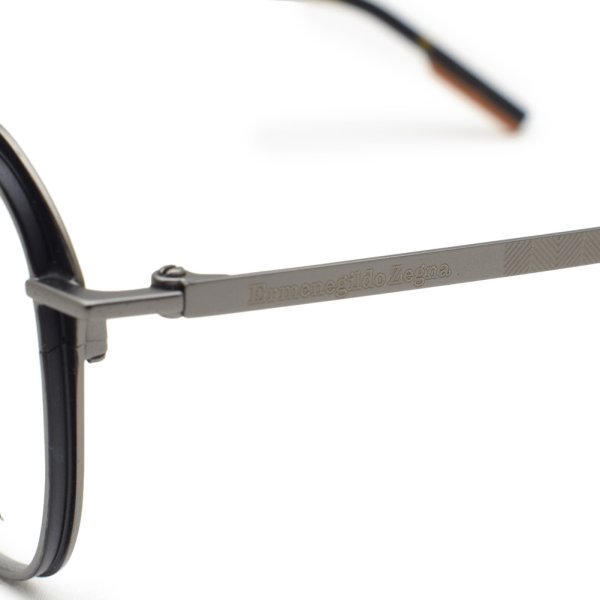 画像4: ZEGNA ゼニア EZ5210-D/V 012 52 Ermenegildo Zegna エルメネジルド・ゼニア メガネ 眼鏡 フレームのみ アジアンフィット メンズ (4)