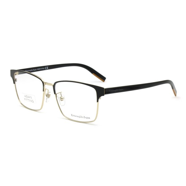 画像1: ZEGNA ゼニア EZ5212-D/V 01A 56 Ermenegildo Zegna エルメネジルド・ゼニア メガネ 眼鏡 フレームのみ ノーズパッド メンズ (1)
