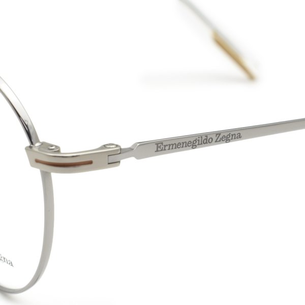 画像4: ZEGNA ゼニア EZ5221/V 016 51 Ermenegildo Zegna エルメネジルド・ゼニア メガネ 眼鏡 フレームのみ ノーズパッド メンズ (4)