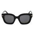 画像2: 【訳あり】TOM FORD トムフォード FT0712-D/S 01A 49 サングラス アジアンフィット メンズ レディース　ユニセックス (2)