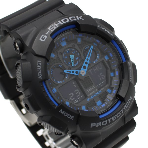 画像2: CASIO カシオ G-SHOCK Gショック GA-100-1A2DR ANALOG-DIGITAL 腕時計 ウォッチ メンズ レディース ユニセックス (2)