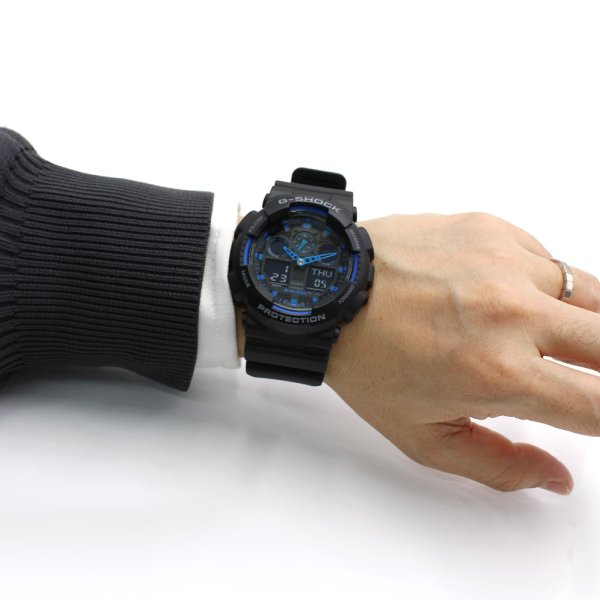 画像6: CASIO カシオ G-SHOCK Gショック GA-100-1A2DR ANALOG-DIGITAL 腕時計 ウォッチ メンズ レディース ユニセックス (6)