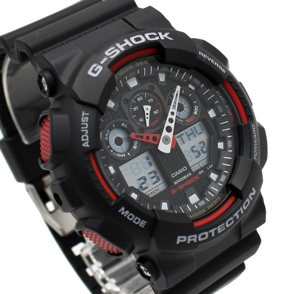 画像2: CASIO カシオ G-SHOCK Gショック GA-100-1A4DR ANALOG-DIGITAL 腕時計 ウォッチ メンズ レディース ユニセックス (2)