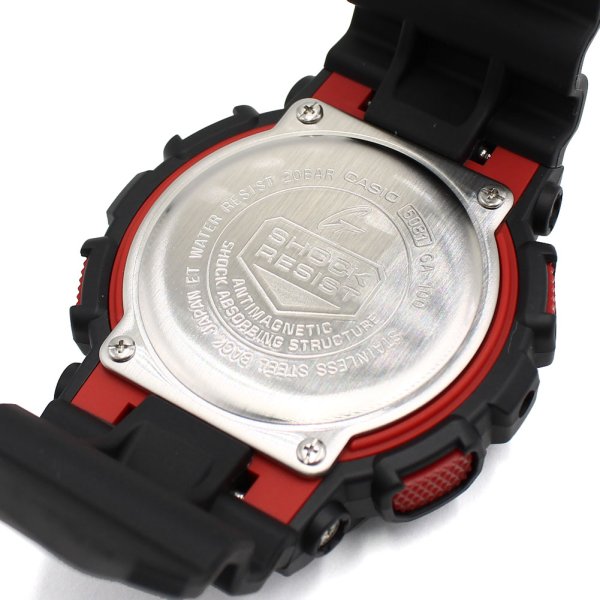 画像4: CASIO カシオ G-SHOCK Gショック GA-100-1A4DR ANALOG-DIGITAL 腕時計 ウォッチ メンズ レディース ユニセックス (4)