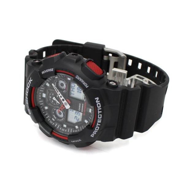 画像5: CASIO カシオ G-SHOCK Gショック GA-100-1A4DR ANALOG-DIGITAL 腕時計 ウォッチ メンズ レディース ユニセックス (5)