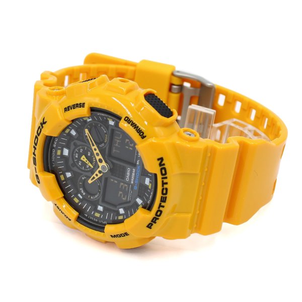 画像5: CASIO カシオ G-SHOCK Gショック GA-100A-9ADR ANALOG-DIGITAL 腕時計 ウォッチ メンズ レディース ユニセックス (5)
