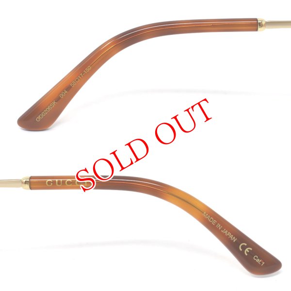 画像4: GUCCI グッチ GG0206SK-004 サングラス アジアンフィット メンズ レディース ユニセックス (4)