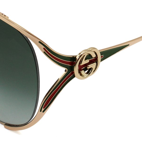 画像4: GUCCI グッチ GG0225S-001 サングラス EYEWEAR ノーズパット メンズ レディース ユニセックス (4)