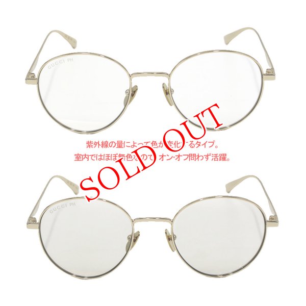 画像2: GUCCI グッチ GG0337S-001 サングラス ノーズパッド 調光レンズ メンズ レディース ユニセックス (2)