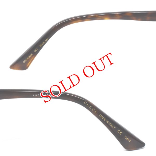 画像4: GUCCI グッチ GG0405SK-002 サングラス アジアンフィット メンズ レディース (4)